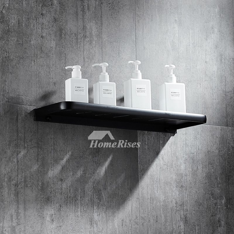 White Modern Shower Shelf , Bathroom Sfelf, Floating Shelf