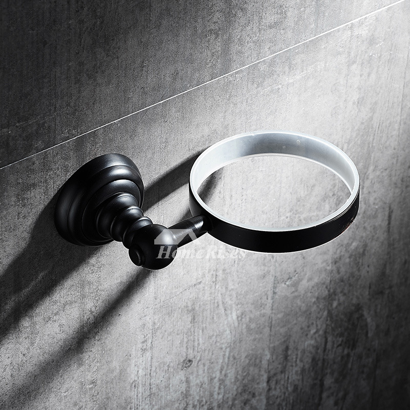 Ceramic Black Toilet Brush Holder Oil-Rubbed Bronze Ceramic Black Toilet Brush Holder Oil-Rubbed Bronze