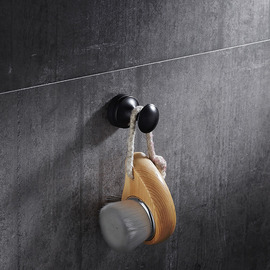  Oil-Rubbed Bronze Wall Mount Black Robe Hook