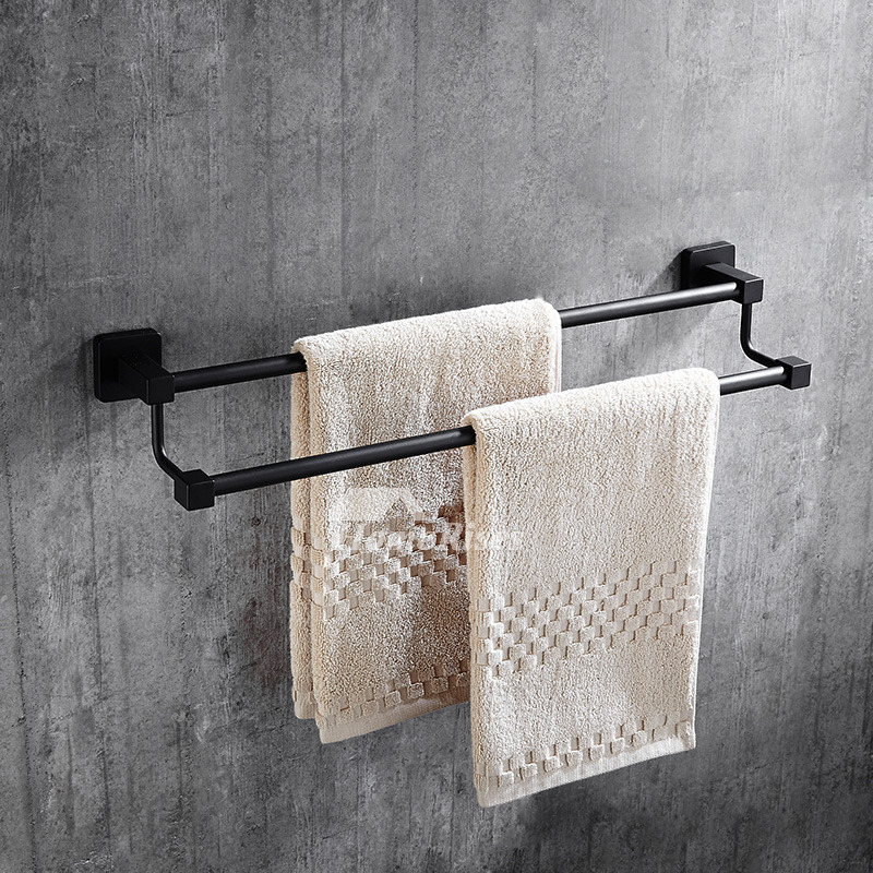 Antique Brass Towel Rack Shelf Wall Mounted Bathroom Unique