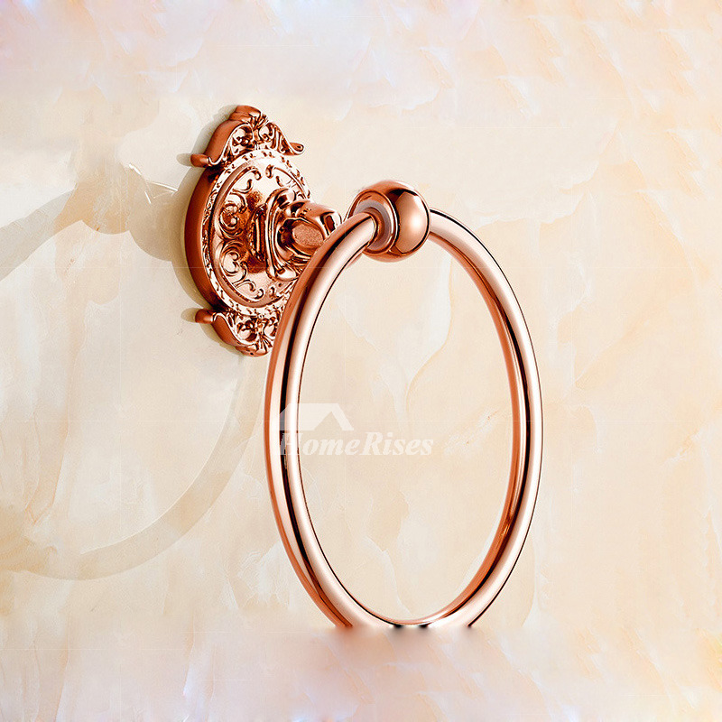 Unique Towel Rings Alloy Wall Mount Chrome/Polished Brass/Copper/Painting