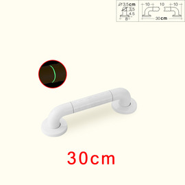 White Grab Bars For Showers Wall Mount Stainless Steel