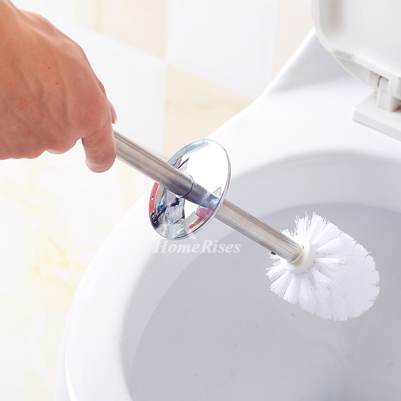 Stainless Steel Novelty Toilet Brush Holder Bathroom