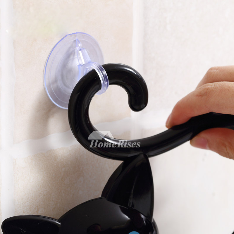 Suction Towel Ring Cat Shaped ABS Plastic