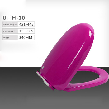 Designer U Type PP Upmount Purple Toilet Seat Blue Red Green