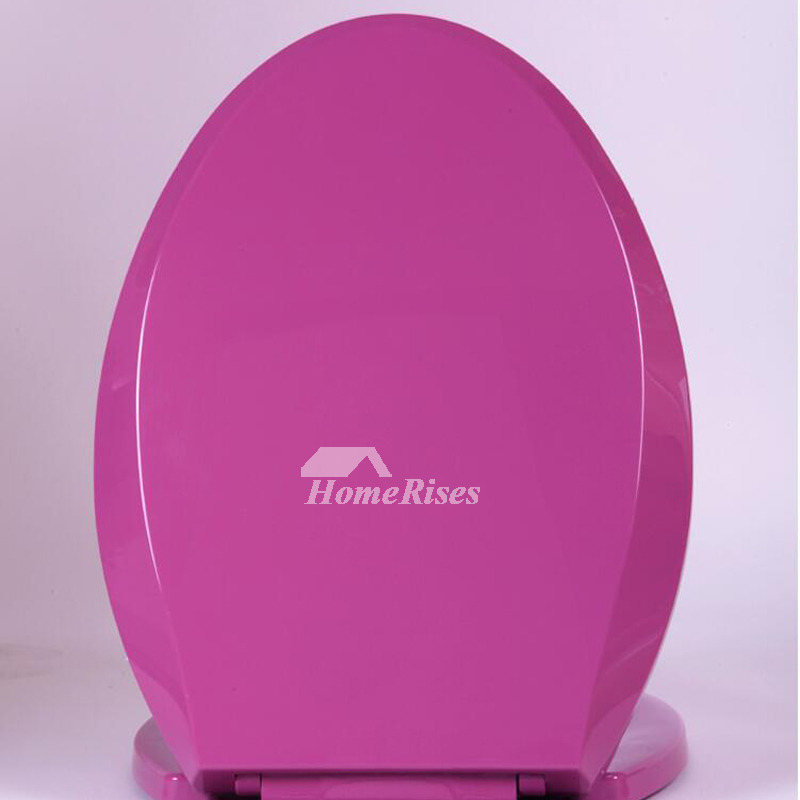 Elongated Toilet Seat Purple Thicken PP Purple