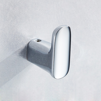  Brass Robe Hooks Chrome Wall Mount Bathroom