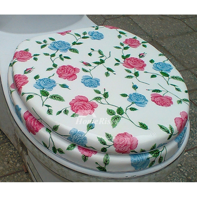 Decorative Toilet Seats O Shaped Pvc Bathroom