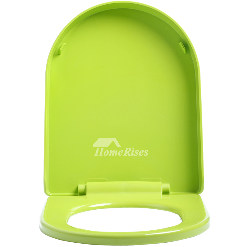 Bathroom Red Toilet Seat PP Plastic U Type Light Green/ Orange Toilet Seats