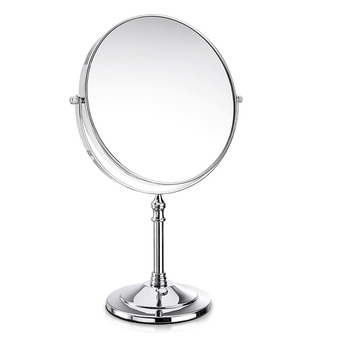 Free Standing 3X Magnifying Makeup Mirror Round Shaped