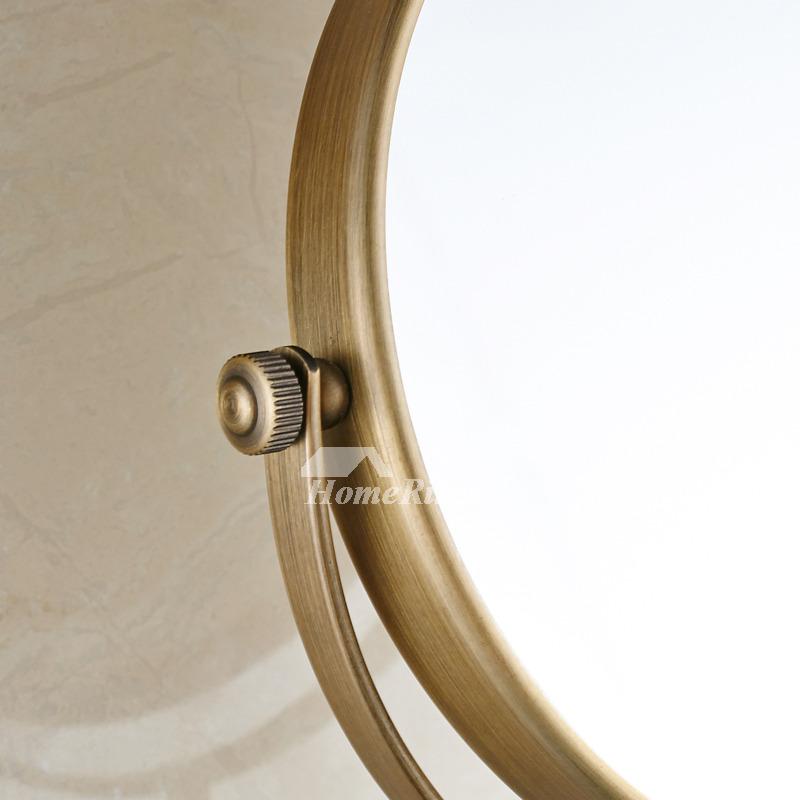 Wall Makeup Mirror Antique Brass OilRubbed Bronze Double Sided Magnifying