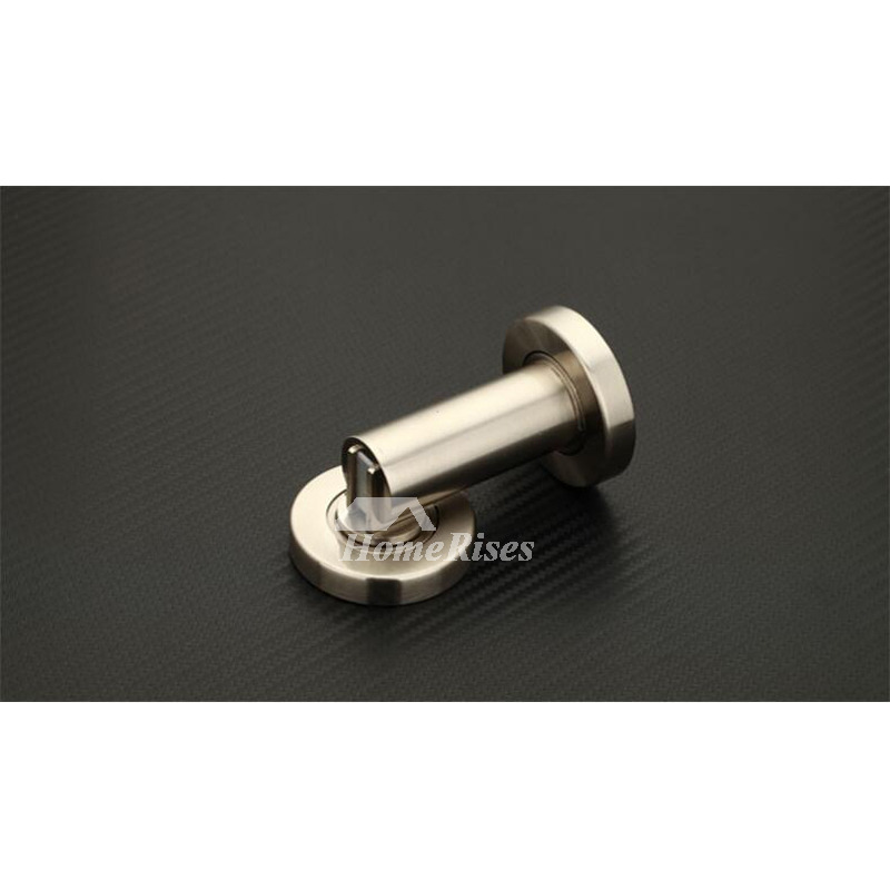 Brushed Nickel Door Stop Hidden Floor Mounted