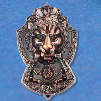 Vintage Carved Lion Shaped Front Door Knockers