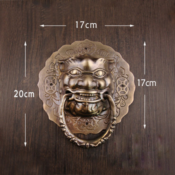 Carved Unique Door Knockers Antique Brass Polished Brass