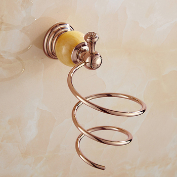 Hair Dryer Wall Holder Marble Rose Gold/Silver/Polished Brass