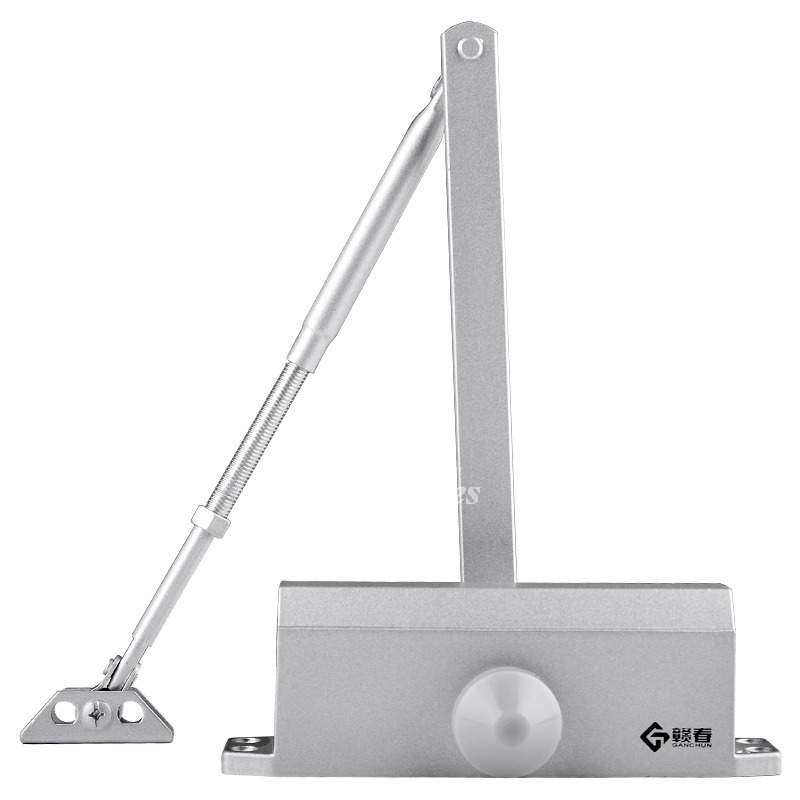 Door Closer With Stop Automatic Self Close Cushion Aluminum
