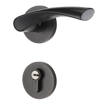 Antique Mortise Lock Black/Silver Zinc Alloy Oil-Rubbed Bronze