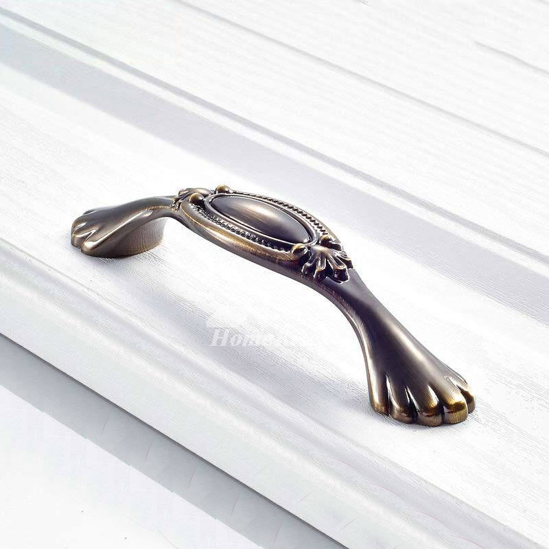 Decorative Gold Handles Antique Bronze Zinc Alloy