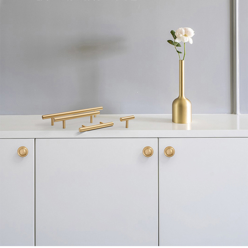 Brass Brushed Gold Drawer Pulls