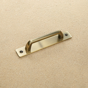 Luxury Brushed Zinc Alloy Carved Cabinet Knobs And Pulls
