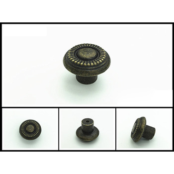 Designer Antique Bronze Carved Zinc Alloy  Knobs Bedroom