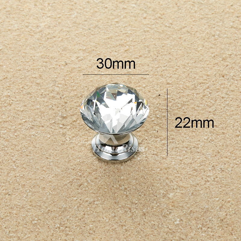 Crystal Knobs Small Transparent Small Interior Closet Drawer