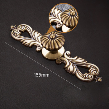 Vintage Kitchen Cabinet Pulls Carved Brass Cabinet Closet 5/6 Inch