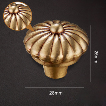Drawer Knobs Antique Brass Carved Closet Cabinet For Less Gold