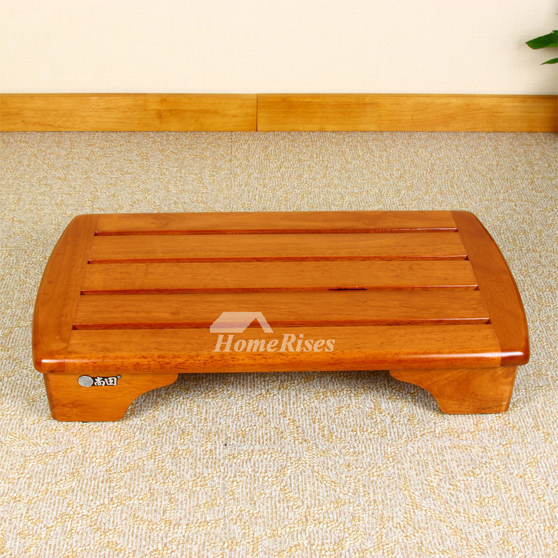 Shower Foot Stool Bath Mat Wood Rectangular Best Waterproof