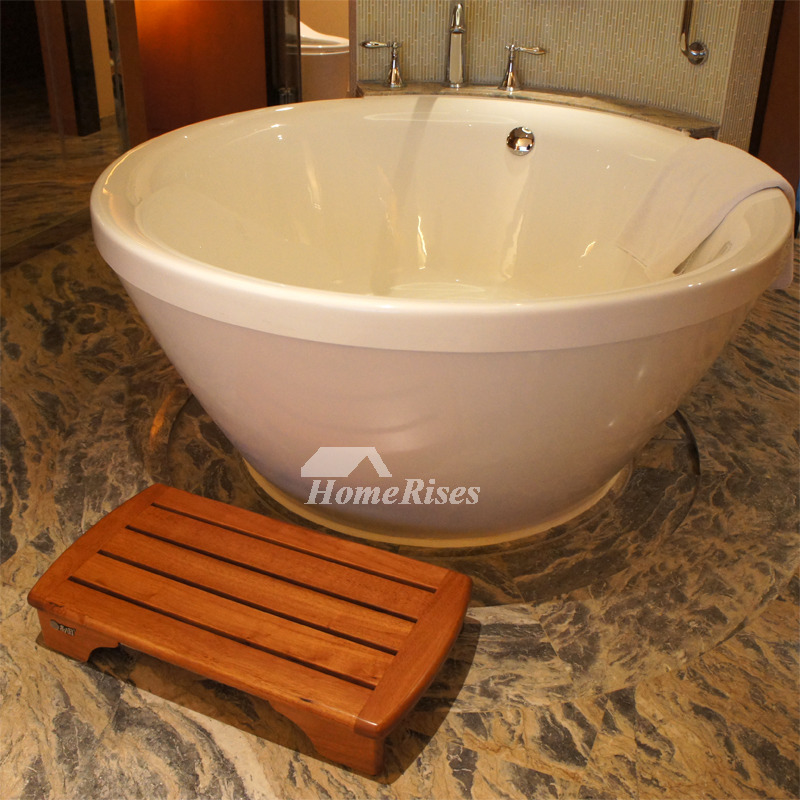 Shower Foot Stool Bath Mat Wood Rectangular Best Waterproof