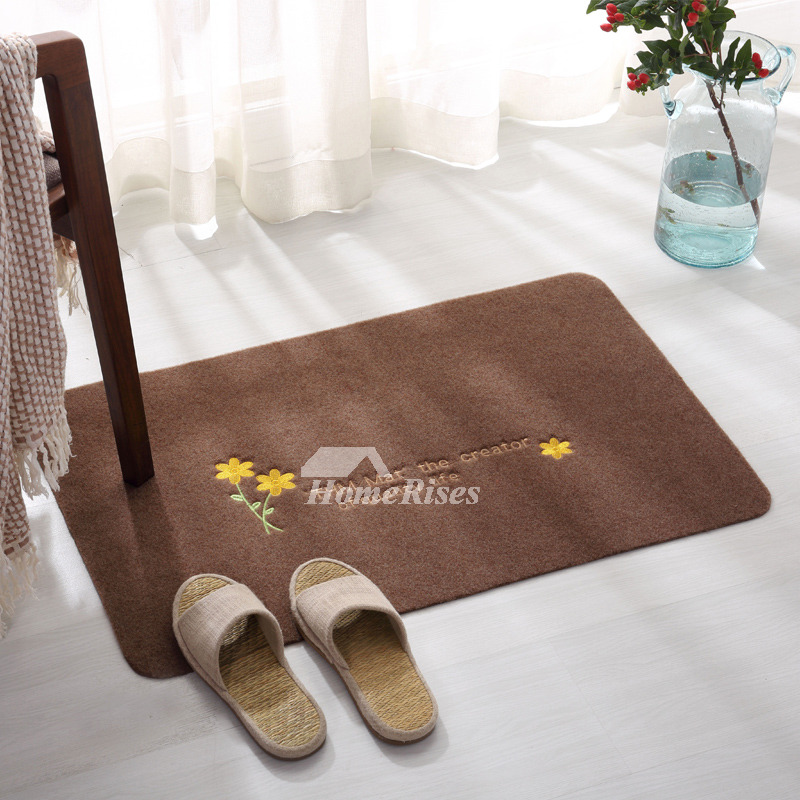 Bath Mat Sets Brown/Black/Red Rectangular Modern Polyester Best