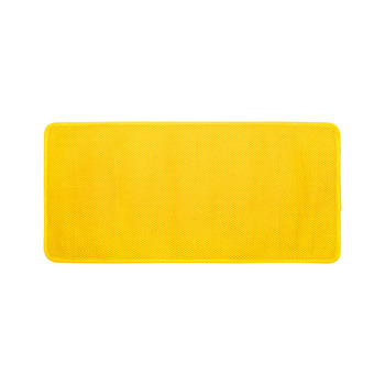 Yellow/Gray/Green Absorbent Bath Mat Rectangular Blending Soft