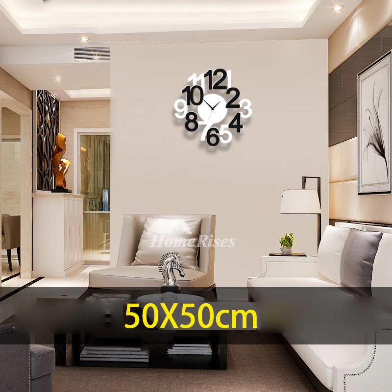 Hanging Wall Clock 15.7/19.7/23.6 Inch Modern Outdoor Bedroom