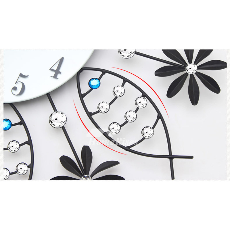 22 Inch Battery Operated Wall Clocks Hanging French Novelty Modern
