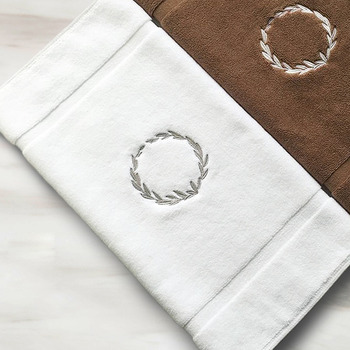 White Bath Mat Cotton Online  Absorbent Non Slip Soft Modern