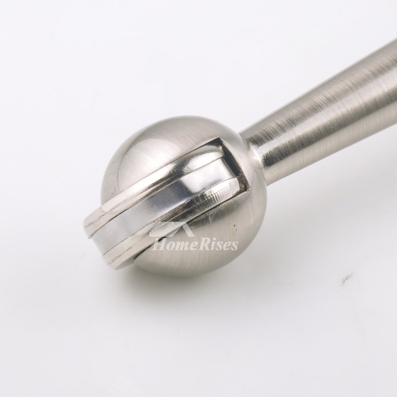 Commercial Door Stops Brushed Nickel Alloy Security Silver