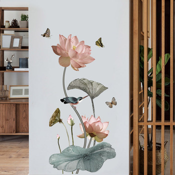 Home Decor Wall Stickers Flower/Bird/Butterfly/Fish PVC Self Adhesive