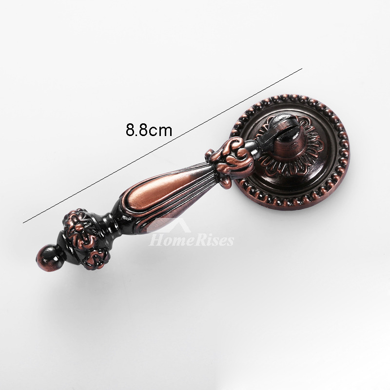 Vintage Door Knobs Antique Bronze/Copper Decorative Zinc Alloy Cabinet