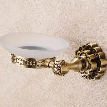 LTJ Luxury Gold / Black Brass Wall Mounted Shower Soap Dish