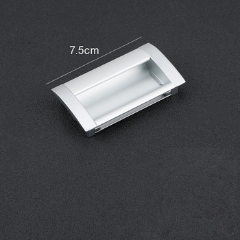 Kitchen Drawer Pulls Silver 3/4.5/5.5/7 Inch Alloy Dresser Cabinet