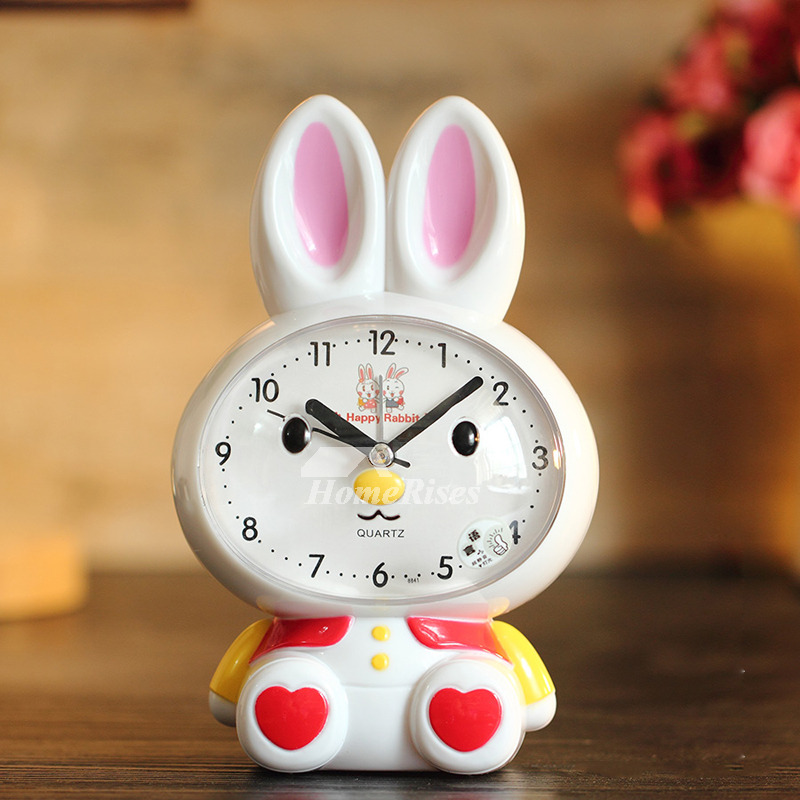 Alarm Clock Sound ABS Plastic Cute Silent Funny Modern Unique Green