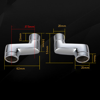 Solid Chrome/Antique Brass Carved Good Quality Faucet Adapter 2 Pcs