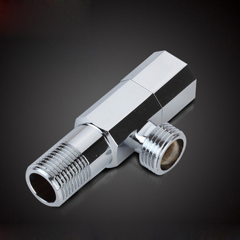 QST Angle Stop Valve Brass Chrome Silver Good Quality Bathroom