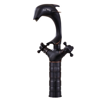 Centerset Bathroom Faucet Oil Rubbed Bronze Black Cross Handle