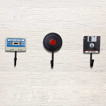 Wall Coat Hooks Resin Iron Fun Unique Decorative Hanger Bathroom