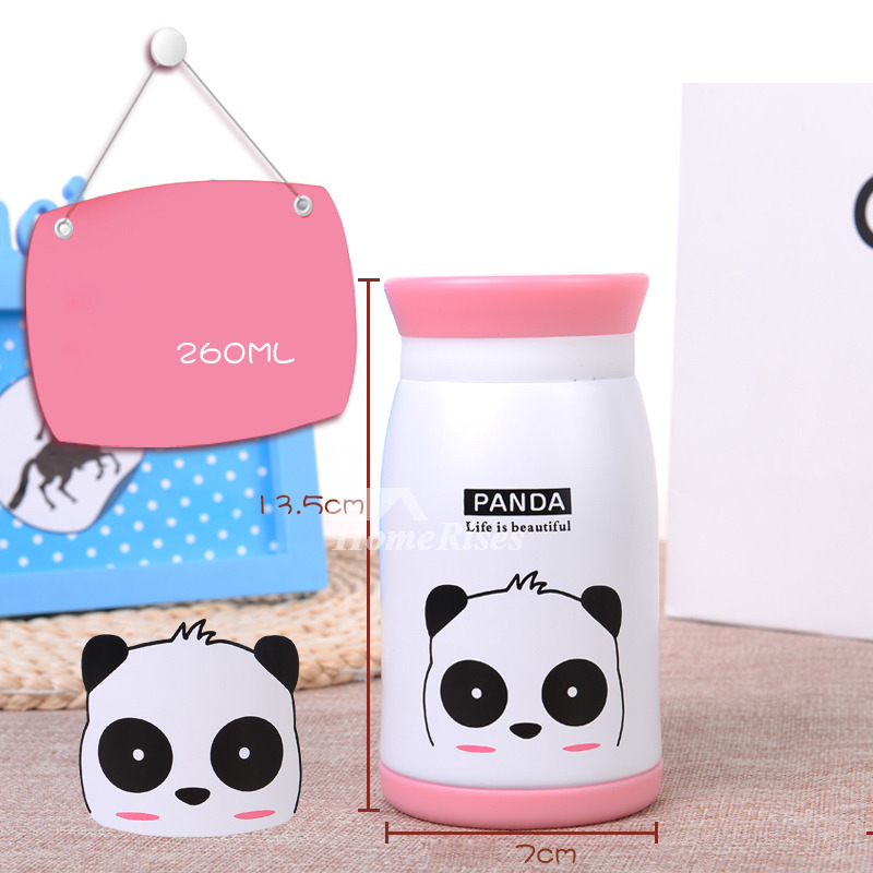 Panda's Life - Cute Panda Travel Coffee Mug for Women Men Thermal Tumbler  with , Lid and Stainless