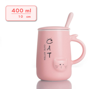 Personalised Mugs Kids Funny Cat Ceramic 400ml Tea Design Wholesale