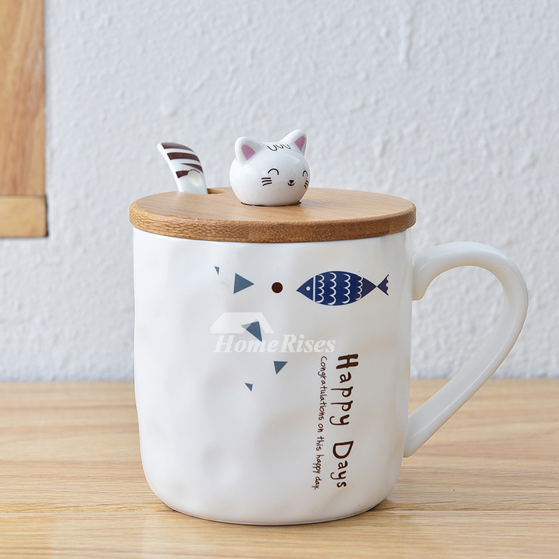 Funny Coffee Mugs Ceramic Bamboo Cute Unique Design Personalized