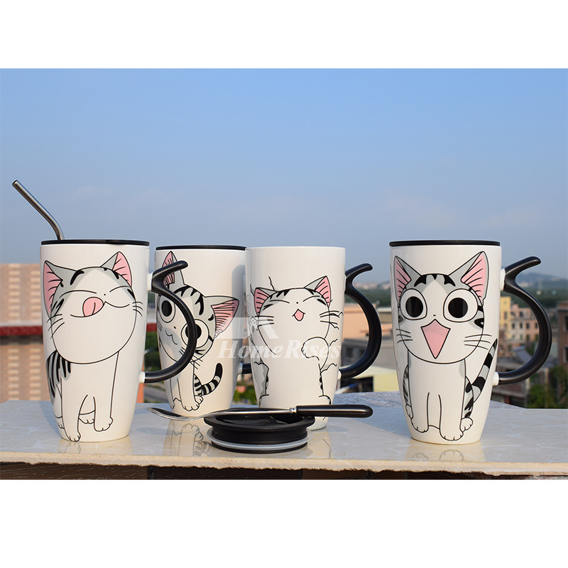 Funny Coffee Mugs Ceramic Bamboo Cute Unique Design Personalized