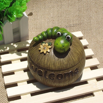 Cute Ashtrays Resin Free Standing Vintage Designer Kids Vintage